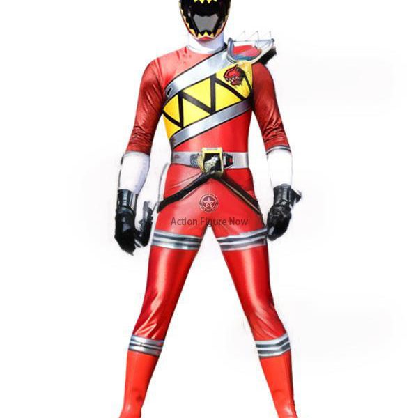 Red Dino Charge Ranger Costume - Power Rangers Adult Cosplay Suit