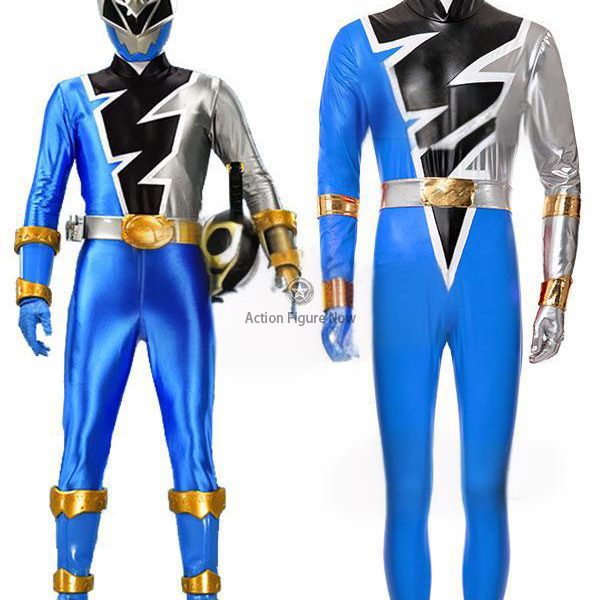 Blue Dino Fury Ranger Costume - Power Rangers Cosplay Outfit