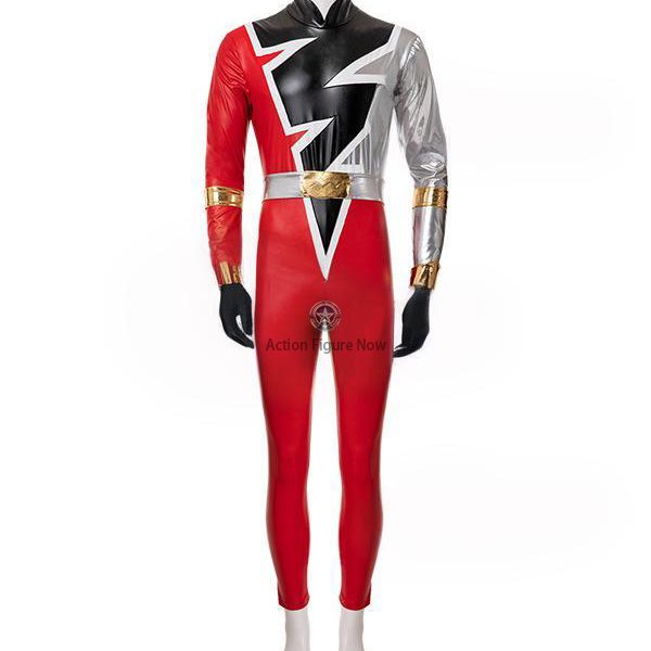 Red Ranger Dino Fury Power Rangers Cosplay Outfit