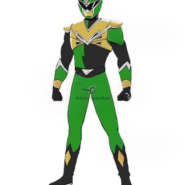 Green Ranger Cosplay Costume from Power Rangers HyperForce - High Quality
