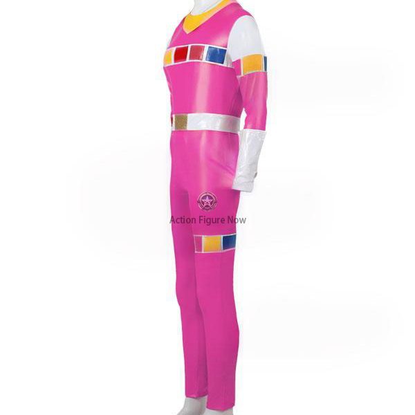 Space-Themed Pink Ranger Cosplay Outfit from Power Rangers Series