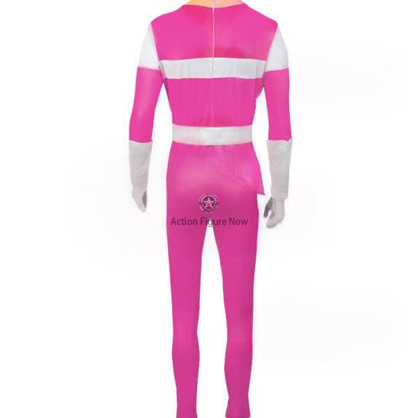 Space-Themed Pink Ranger Cosplay Outfit from Power Rangers Series