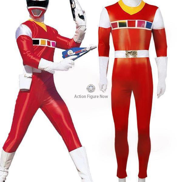 Red Space Ranger Costume - Power Rangers In Space Cosplay Outfit