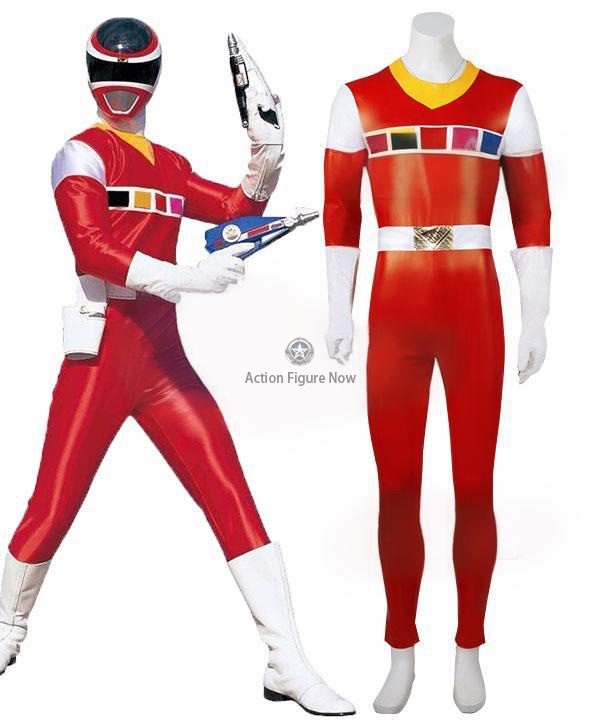 thumbnail image 2 of Power Rangers In Space 6.5" Red Ranger Legacy Collectible Figure With Megazord Piece 2 of 12