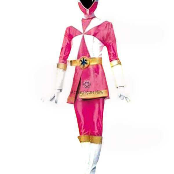 Power Rangers Lightspeed Rescue Cosplay Costume - Pink Ranger Uniform