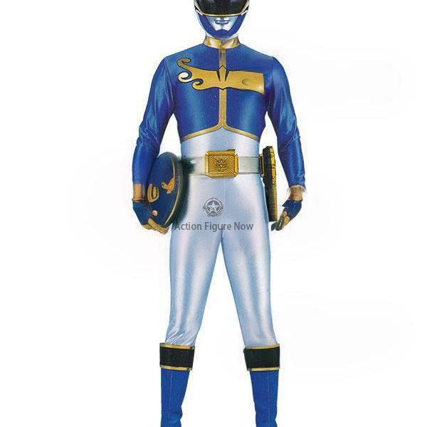 Blue Power Ranger Megaforce Cosplay Outfit - High Quality Costume EMPR133