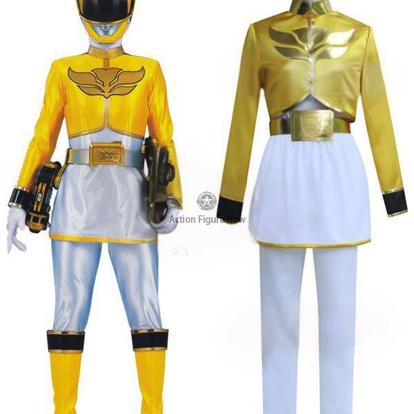 Megaforce Yellow Power Rangers Costume - Cosplay Outfit