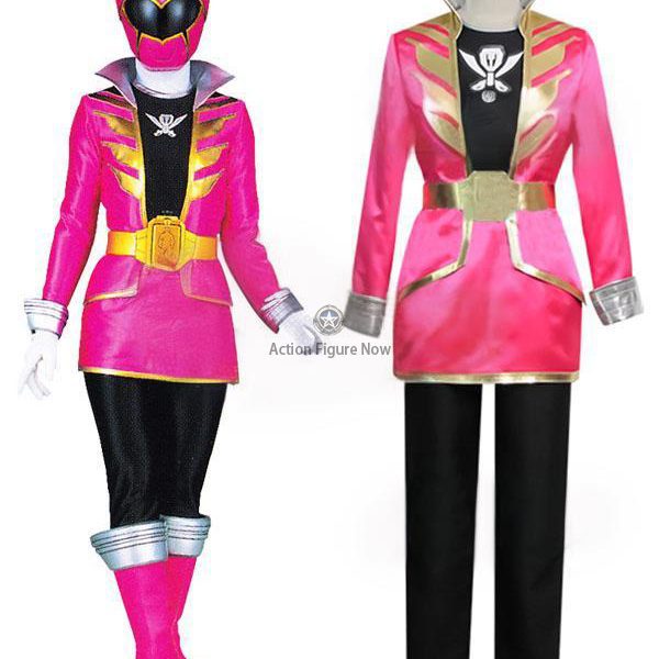 Super Megaforce Pink Ranger Cosplay Costume - Power Rangers Megaforce
