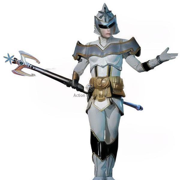 White Mystic Ranger Cosplay Outfit from Power Rangers Mystic Force - EMPR093