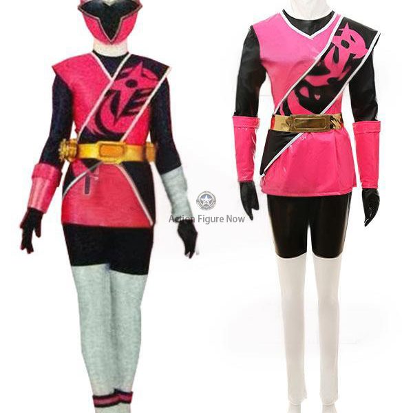 Pink Ninja Steel Power Rangers Cosplay Costume