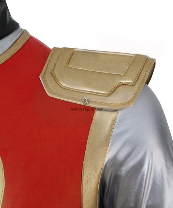 Power Rangers Ninja Storm: Crimson Thunder Ranger Deluxe Cosplay Outfit Power Rangers Ninja Storm: Crimson Thunder Ranger Deluxe Cosplay Outfit
