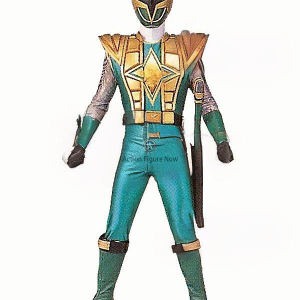 As a professional SEO and IT expert, I would rewrite the product name as Green Samurai Ranger Costume - Ninja Storm Power Rangers Cosplay. This title is clear, logically structured, and optimized for SEO by placing key terms at the front.