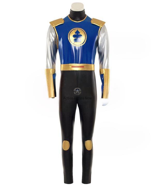 Navy Thunder Ranger Costume from Power Rangers Ninja Storm - High Quality Cosplay Outfit Navy Thunder Ranger Costume from Power Rangers Ninja Storm - High Quality Cosplay Outfit
