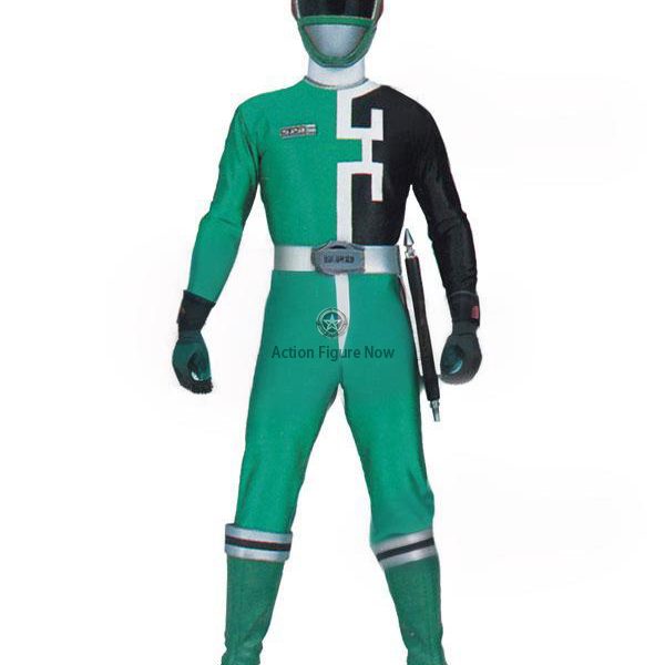 Green Ranger Costume from Power Rangers SPD - High-Quality Cosplay Outfit