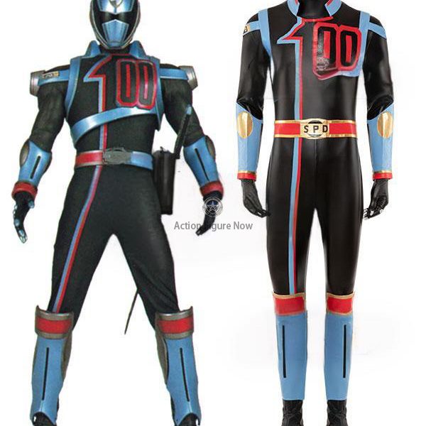 SPD Shadow Ranger Costume - Power Rangers S.P.D. Cosplay Outfit