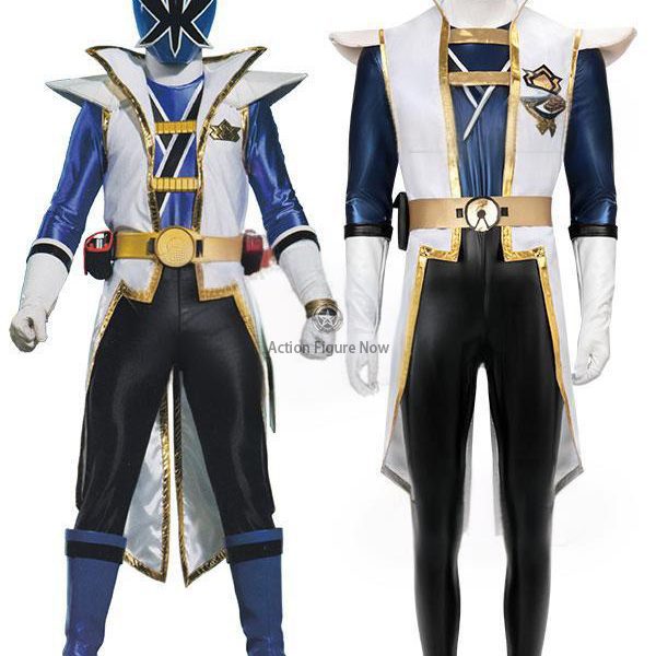 Blue Samurai Ranger Costume - Power Rangers Samurai Super Mode Cosplay