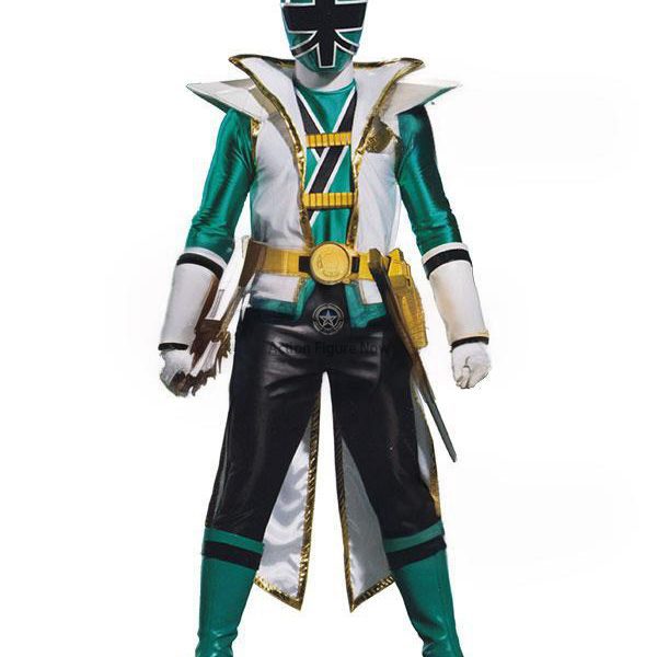 Green Samurai Super Mode Costume - Power Rangers Samurai Cosplay
