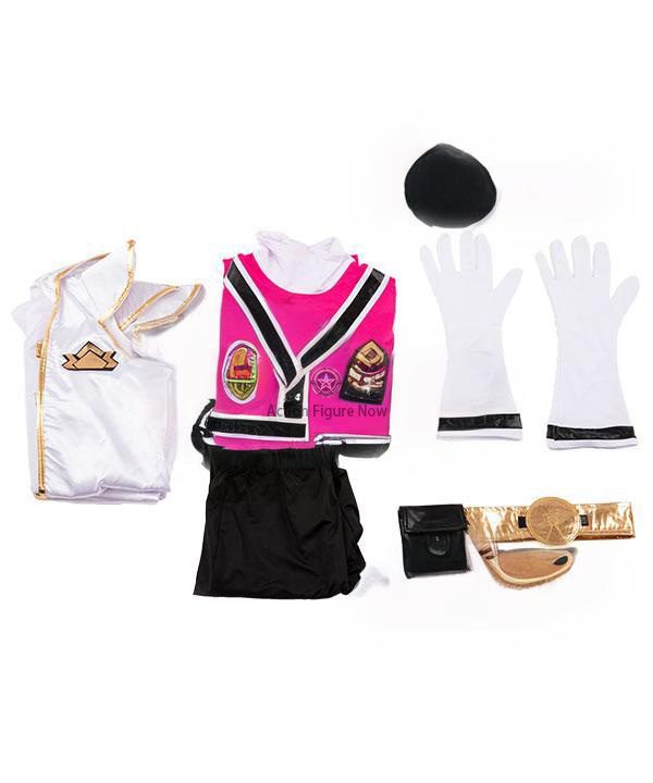 Power Rangers Samurai Costume - Pink Ranger Super Mode Cosplay Outfit