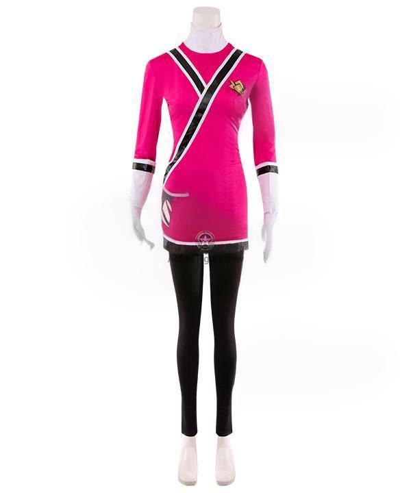 Power Rangers Samurai Costume - Pink Ranger Super Mode Cosplay Outfit
