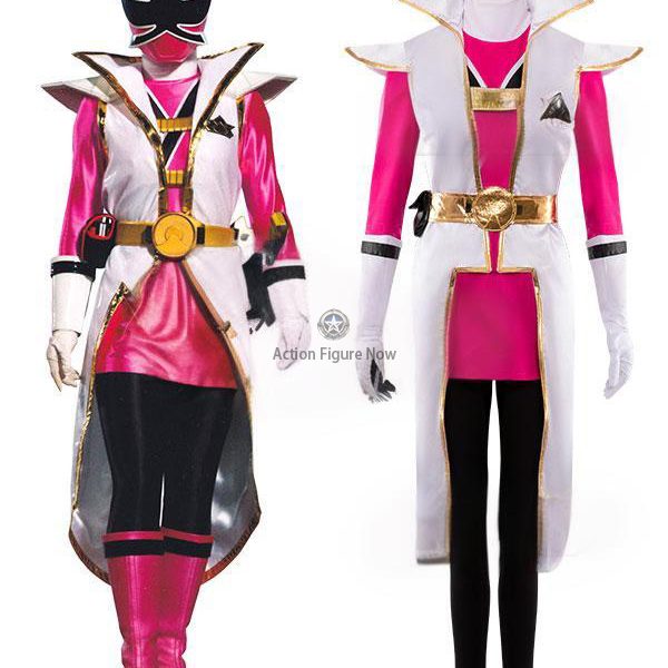 Power Rangers Samurai Costume - Pink Ranger Super Mode Cosplay Outfit
