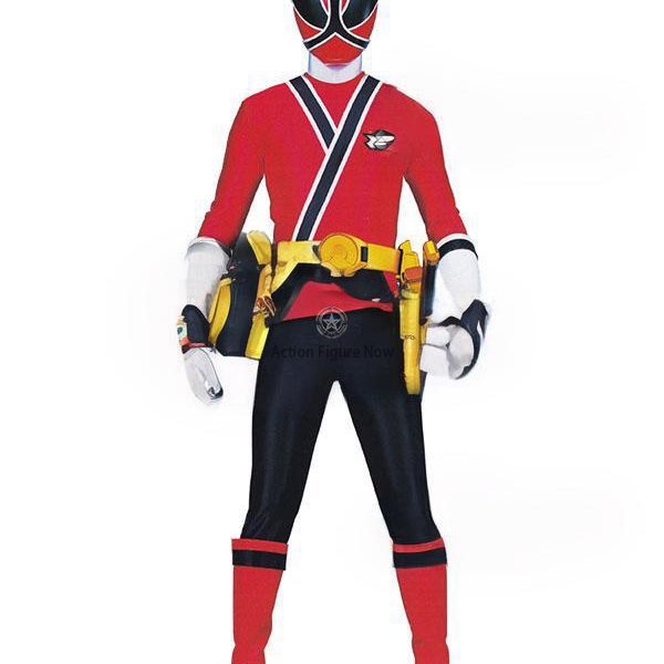 Red Power Rangers Samurai Costume - Authentic Samurai Ranger Cosplay Outfit