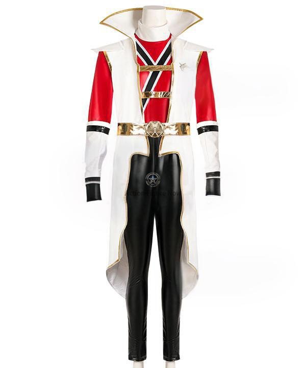 Red Samurai Super Mode Power Rangers Cosplay Costume