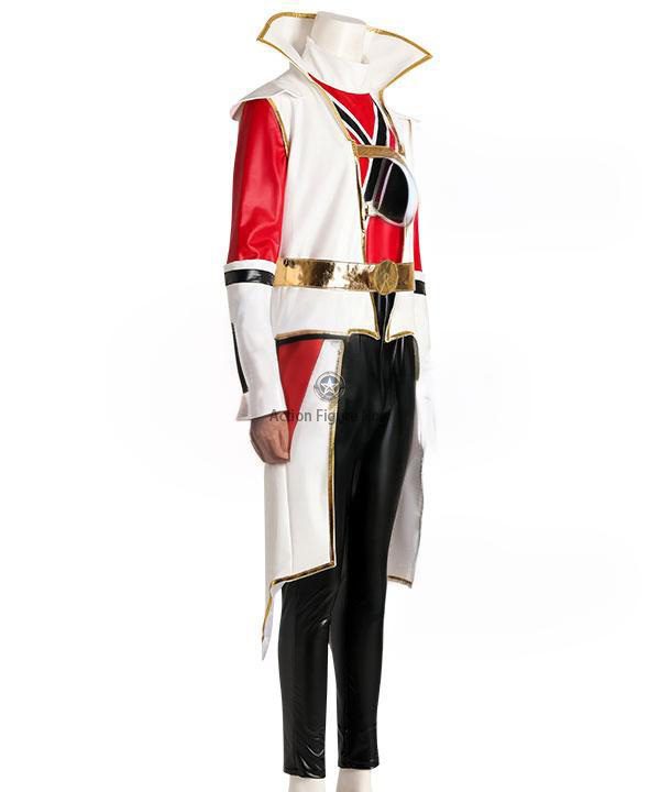Red Samurai Super Mode Power Rangers Cosplay Costume
