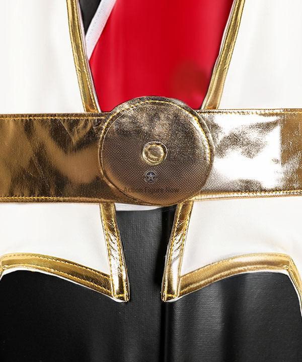 Red Samurai Super Mode Power Rangers Cosplay Costume