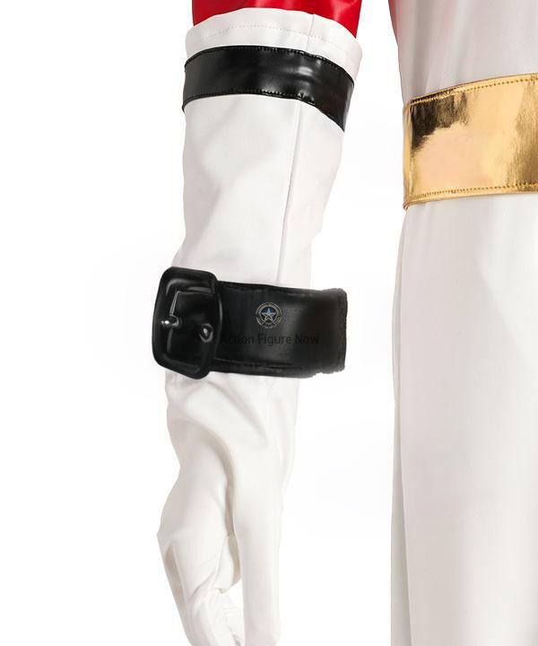Red Samurai Super Mode Power Rangers Cosplay Costume