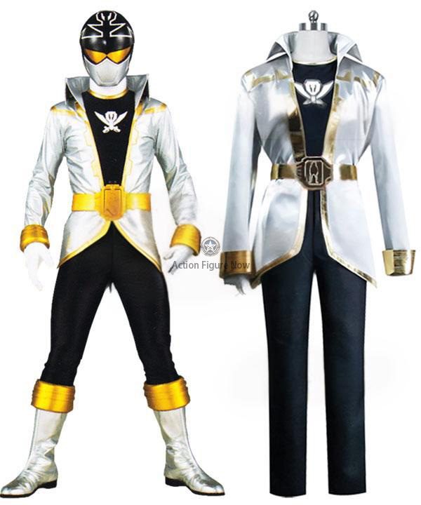 Silver Ranger Super Megaforce Cosplay Costume - Power Rangers Deluxe Outfit