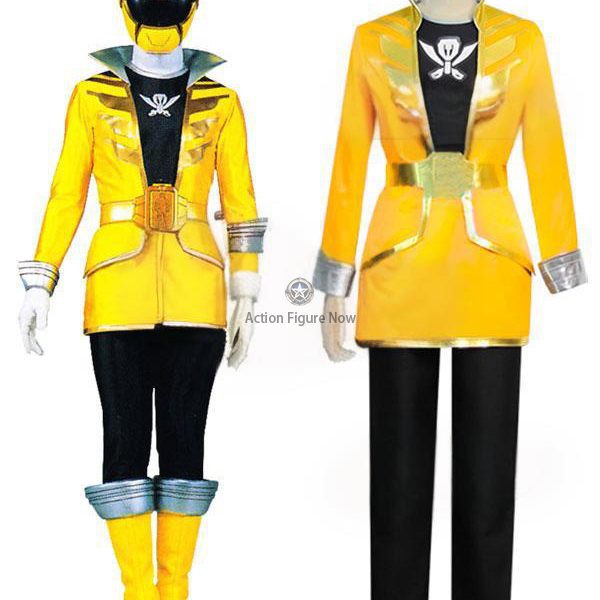 Super Megaforce Yellow Power Rangers Cosplay Costume - EMPR132