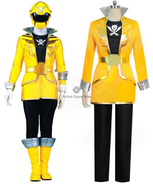 Super Megaforce Yellow Power Rangers Cosplay Costume - EMPR132