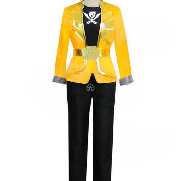 Super Megaforce Yellow Power Rangers Cosplay Costume - EMPR132