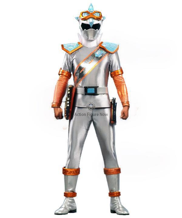 Kiramai Silver Power Rangers Cosplay Costume - Super Sentai Kiramager Series