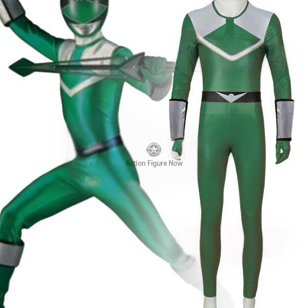 Green Ranger Costume from Power Rangers Time Force - Cosplay Outfit