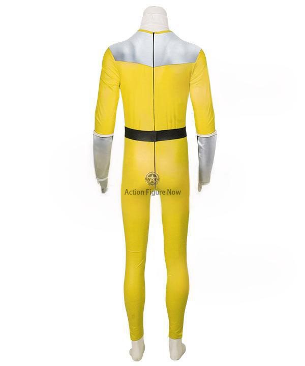 Yellow Power Rangers Time Force Cosplay Costume