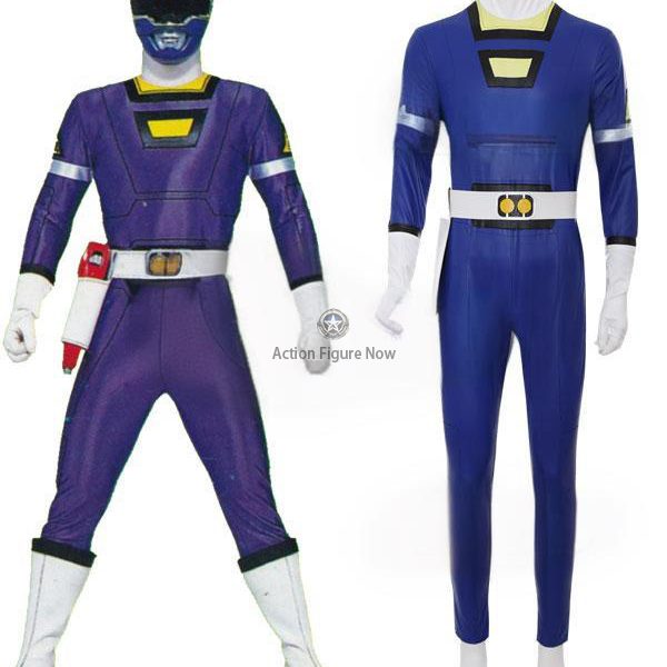 Blue Turbo Ranger Costume - Power Rangers Turbo Cosplay Outfit