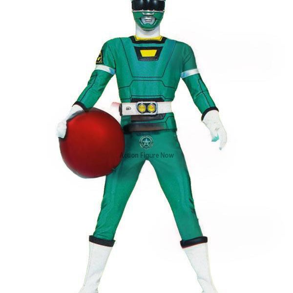 Green Turbo Ranger Costume - Power Rangers Turbo Cosplay Outfit
