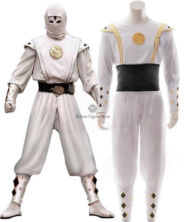White Ninja Ranger Cosplay Costume - Tommy Oliver Power Rangers Ninjetti White Ninja Ranger Cosplay Costume - Tommy Oliver Power Rangers Ninjetti