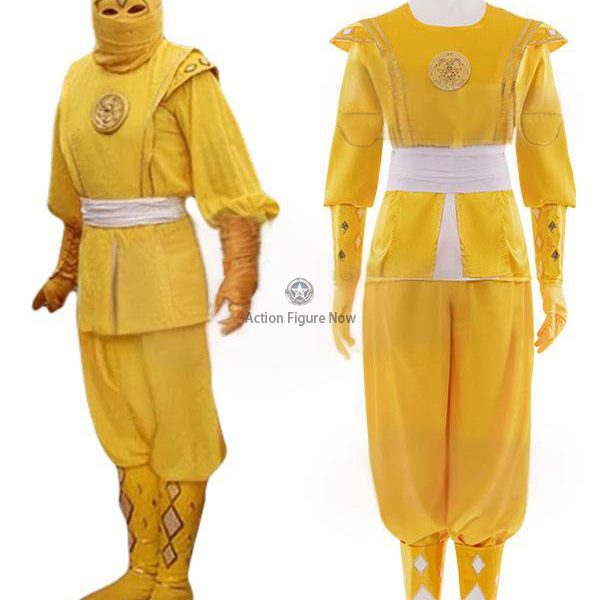 Power Rangers Yellow Ninja Ranger - Ninjetti Cosplay Costume