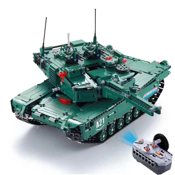 1/10 Scale M1-A2 Remote Controlled Tank (1498 Pieces)