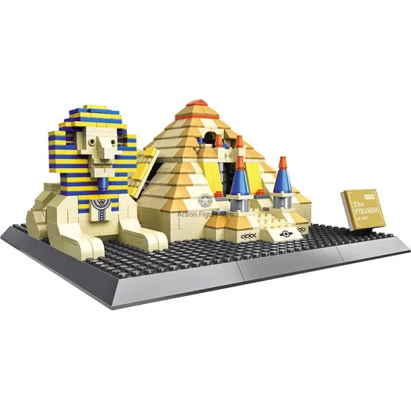 Sphynx and Pyramid Building Blocks (624 Pieces)