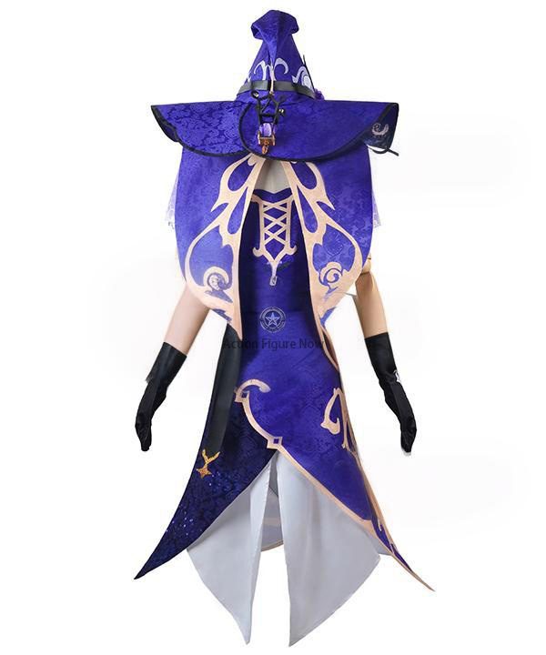 Sexy Adult Lisa's Witch Halloween Costume Purple Dress from Genshin Impact Sexy Adult Lisa's Witch Halloween Costume Purple Dress from Genshin Impact