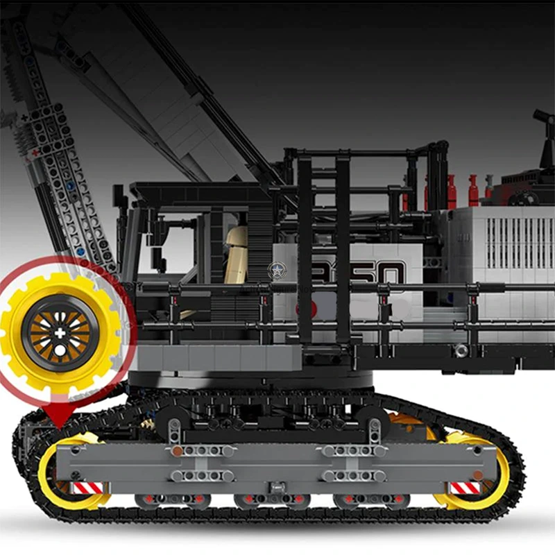 Heavy-Duty Remote-Controlled Digger, 4342pcs Heavy-Duty Remote-Controlled Digger, 4342pcs