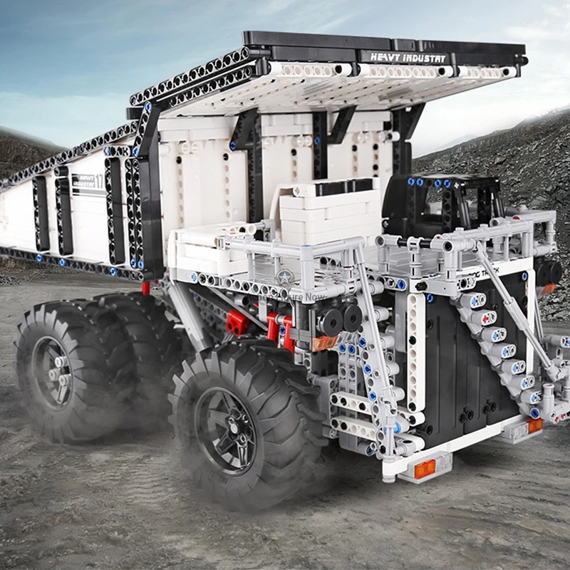 Remote-Controlled Large-Scale Mining Dump Truck: Building Block Set (2010 Pieces) Remote-Controlled Large-Scale Mining Dump Truck: Building Block Set (2010 Pieces)