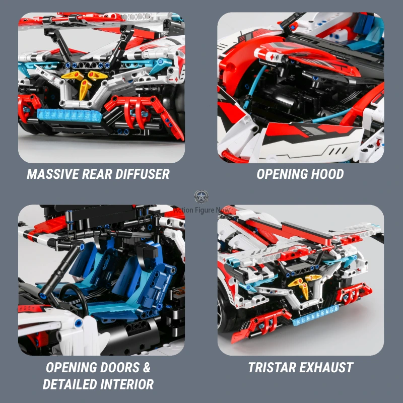 Drifting Emotion Intense Hypercar 2731 Pieces Drifting Emotion Intense Hypercar 2731 Pieces