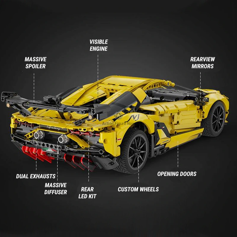 Remote Controlled Lamborghini Aventador 1805pcs Remote Controlled Lamborghini Aventador 1805pcs