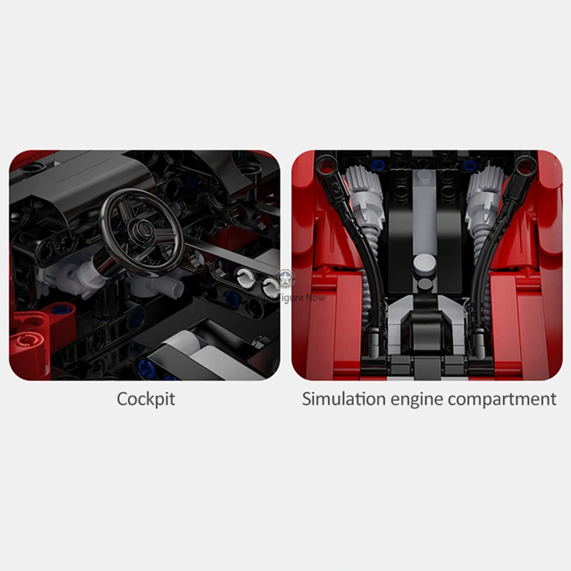 1125pcs Remote Controlled Italian Supercar 1125pcs Remote Controlled Italian Supercar
