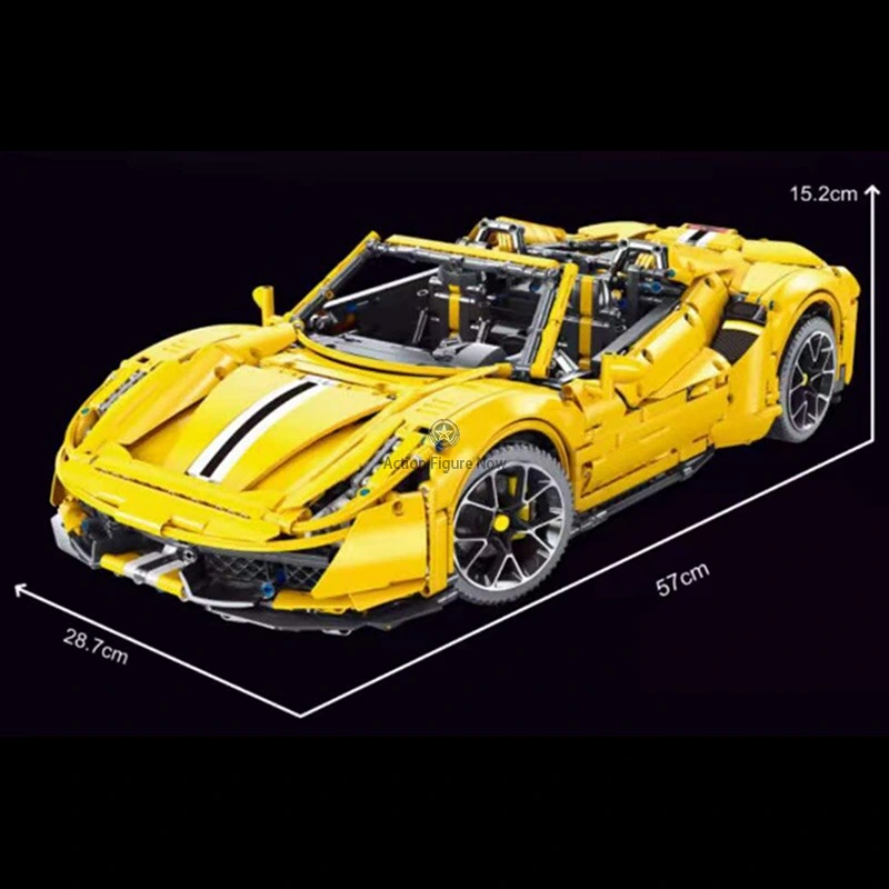 Remote-Controlled Convertible Italian Supercar (3608pcs) Remote-Controlled Convertible Italian Supercar (3608pcs)