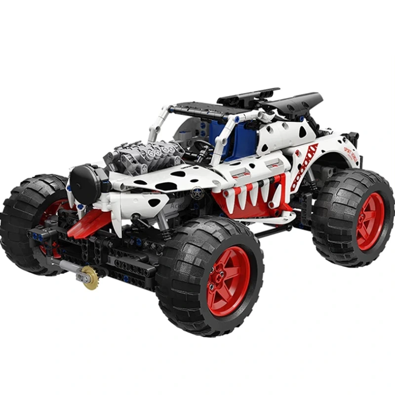 986-Piece All-Terrain Dalmatian Monster Truck 986-Piece All-Terrain Dalmatian Monster Truck